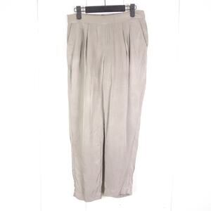 Aritzia Babaton Pants Womens SZ 4 Satin Pull On Lightweight Straight Leg Casual